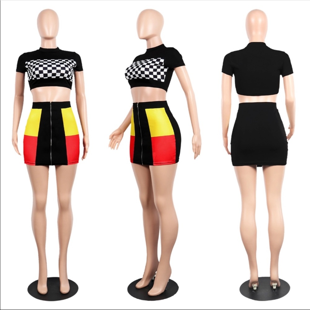 Sporty Skirt Set